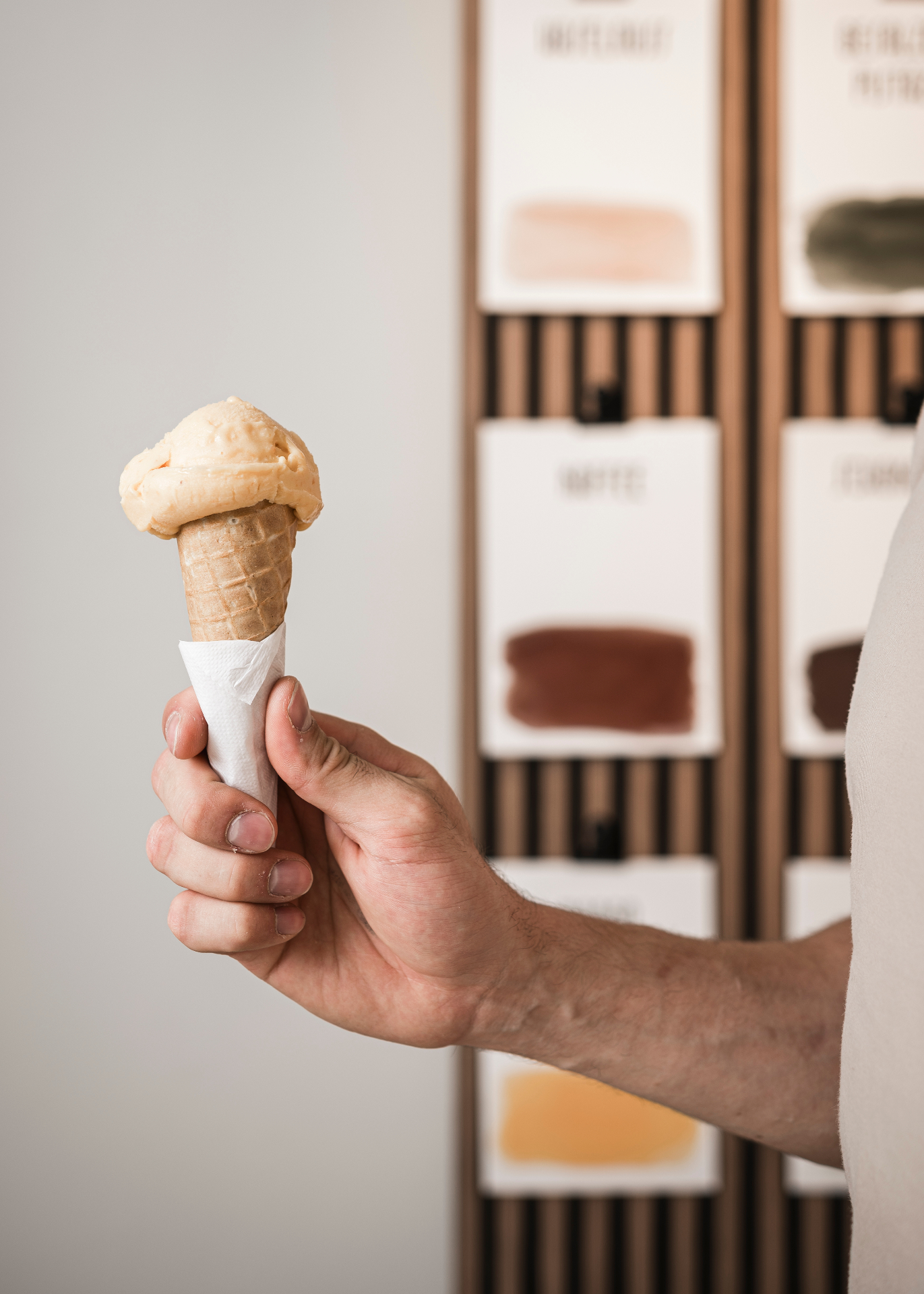 Gelato im Waffelhörnchen (Platzhalterbild)